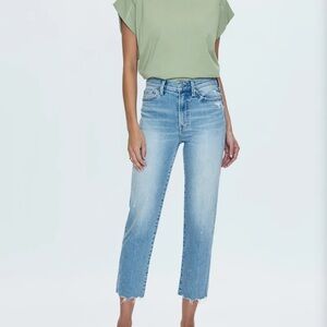 EUC Pistola Charlie High Rise Classic Straight Ankle Jeans.